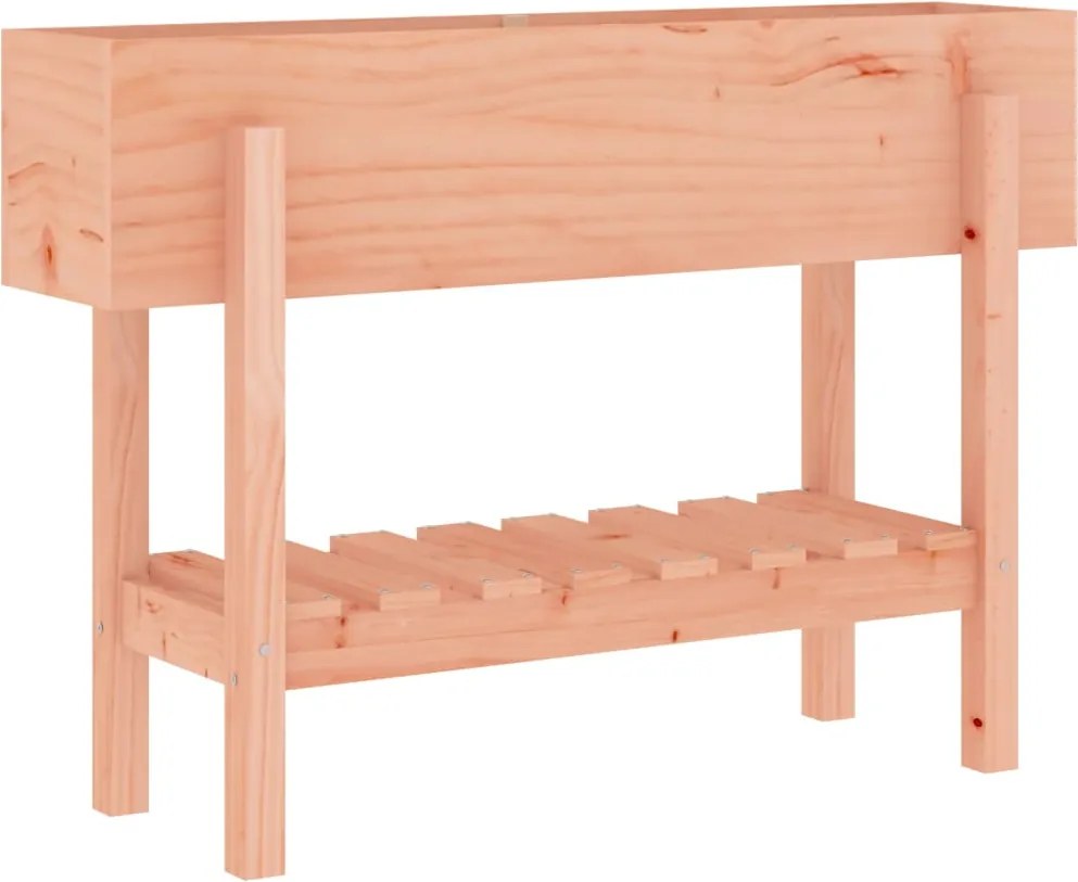 vidaXL tömör duglászfenyő kerti magaságyás 101 x 30 x 69 cm