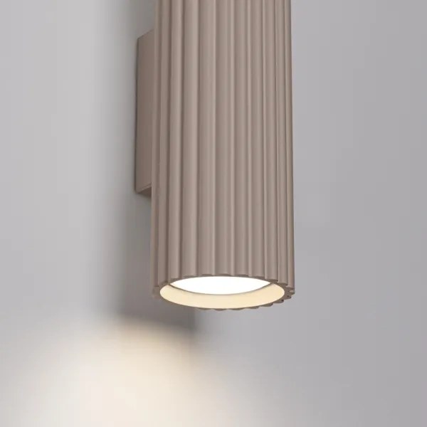 Brilagi - LED fali lámpatest CRESTO 2xGU10/10W/230V 20 cm taupe