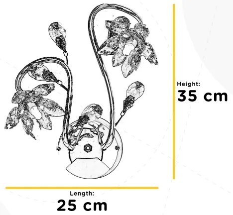 ONLI - Fali lámpa NINFEA 2xG9/6W/230V