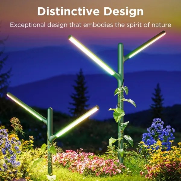 Govee-KÉSZLET 2x LED RGBICWW Dimmelhető kültéri lámpa LED/36W/230V IP66 2700-6500K Wi-Fi