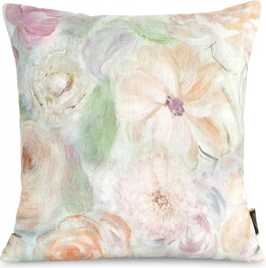 Dekoratív párnahuzat Len 45x45 Eurofirany bézs, lenvászon szerkezettel