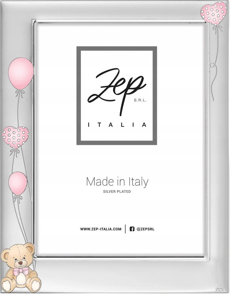 Fém képkeret 10x15 ezüst gyerek születés keresztelő év