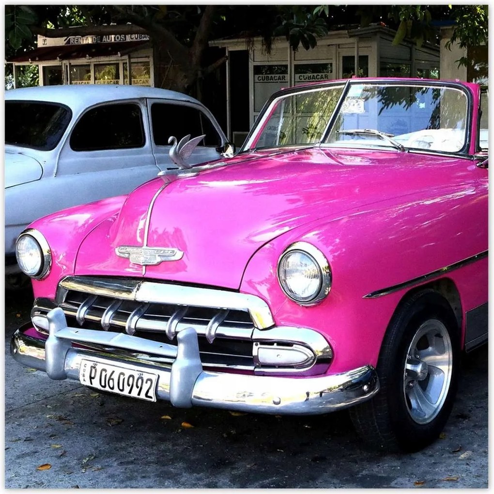 Poszterek 70x70 Kubai autó