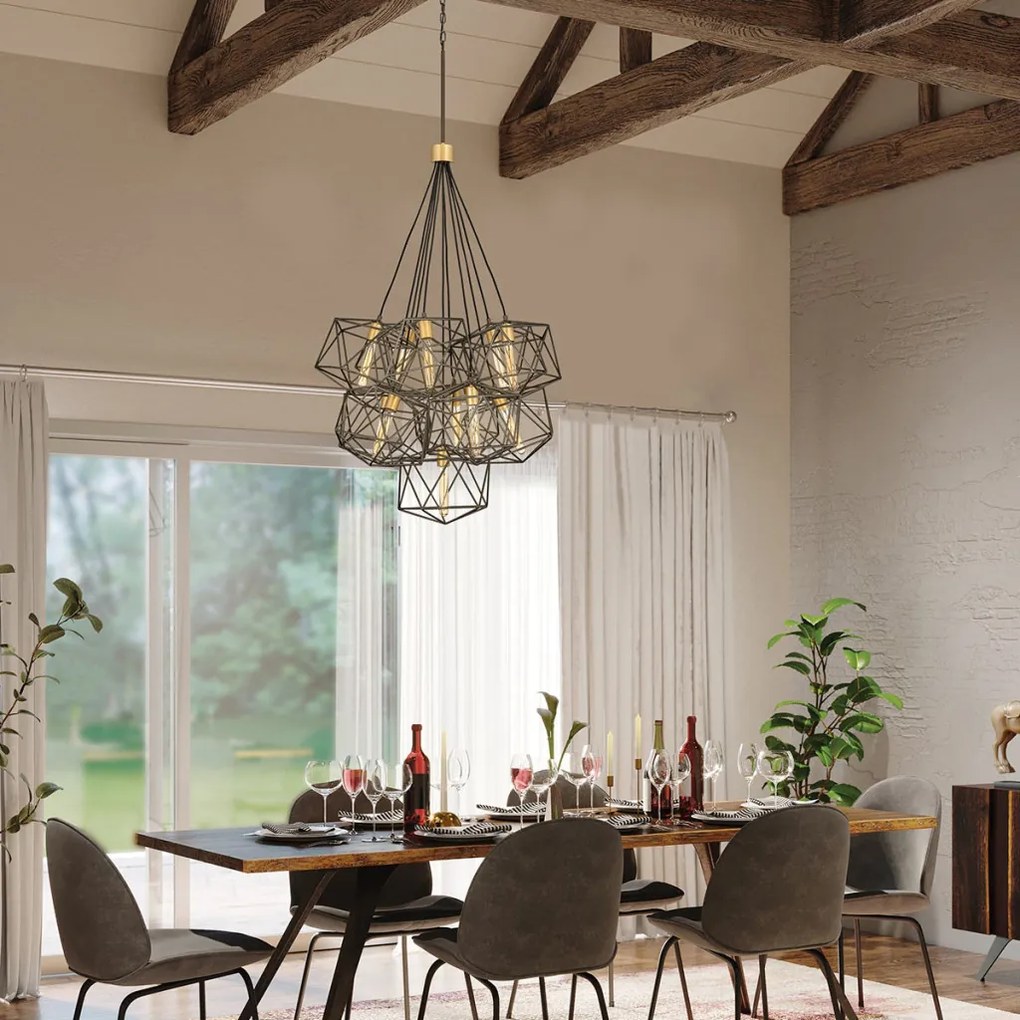 ELSTEAD HK-ASTRID-11P ASTRID Modern Függesztett Lámpa Barna E27 IP20