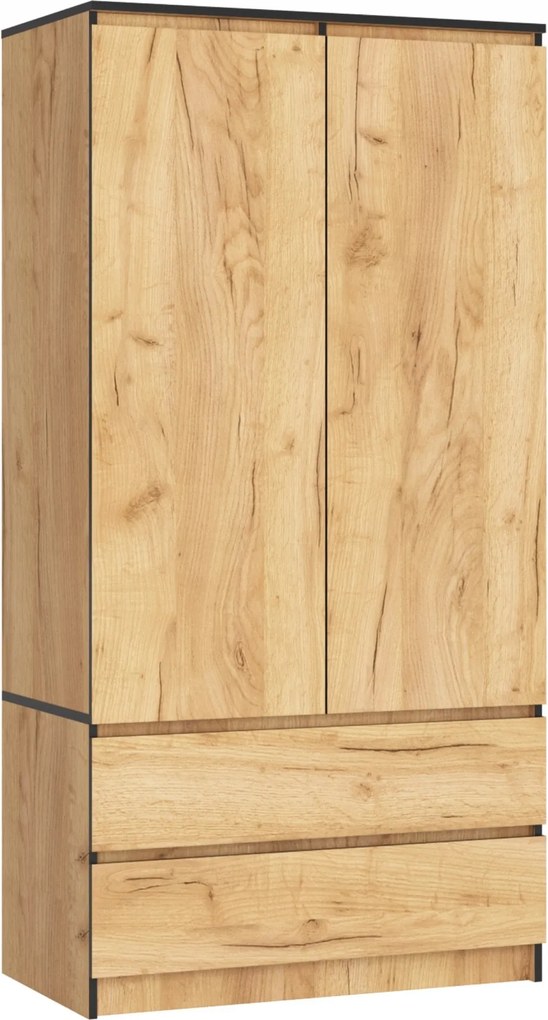 Szekrény S90 2D 2DB Clp Craft Akd