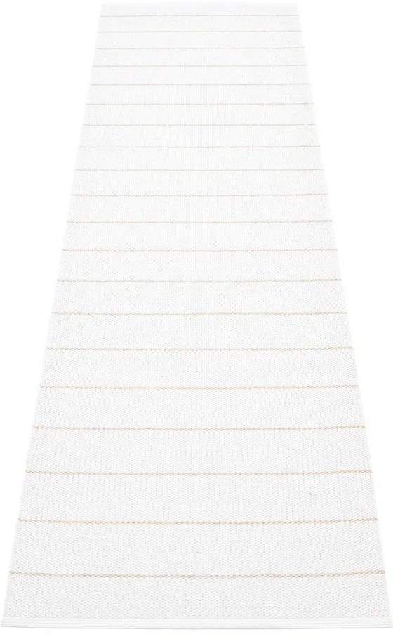Krémszínű kültéri-beltéri futószőnyeg 70x270 cm Carl Vanilla – Pappelina