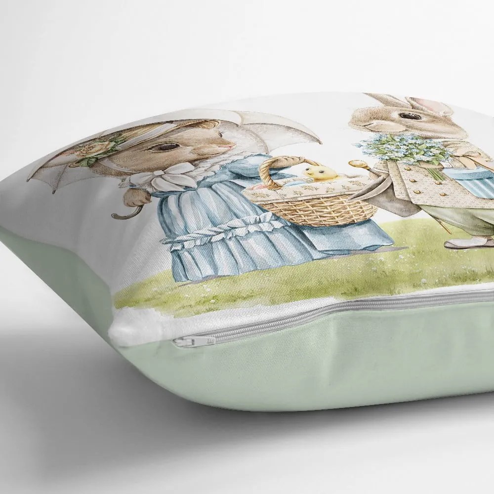 Párnahuzat szett húsvéti mintával, 4 db-os 43x43 cm – Mila Home