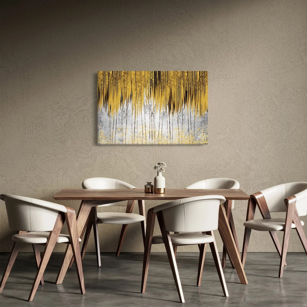 Kép - Arany vonalak (90x60 cm)