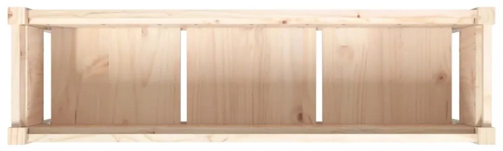 tömör fenyőfa kerti virágláda lábakkal 110 x 31 x 70 cm