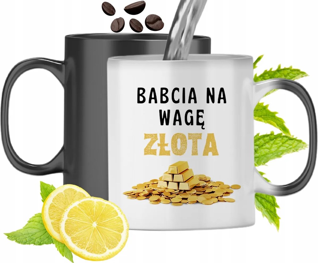 Mágikus Bögre Nagymamáknak Színváltós Nyomtatott Fényképpel