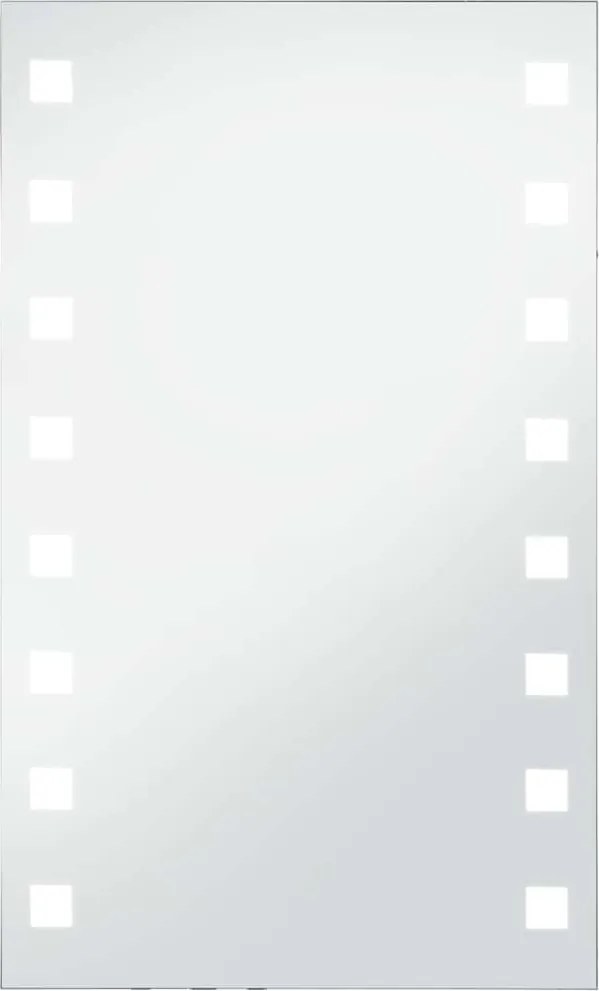 vidaXL LED-es fürdőszobai falitükör 60 x 100 cm