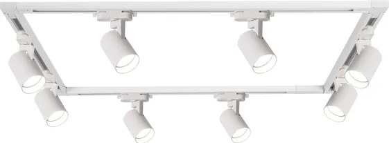 BRILAGI - Sínrendszeres spotlámpa HUSKY 8xGU10/10W/230V 300 cm fehér
