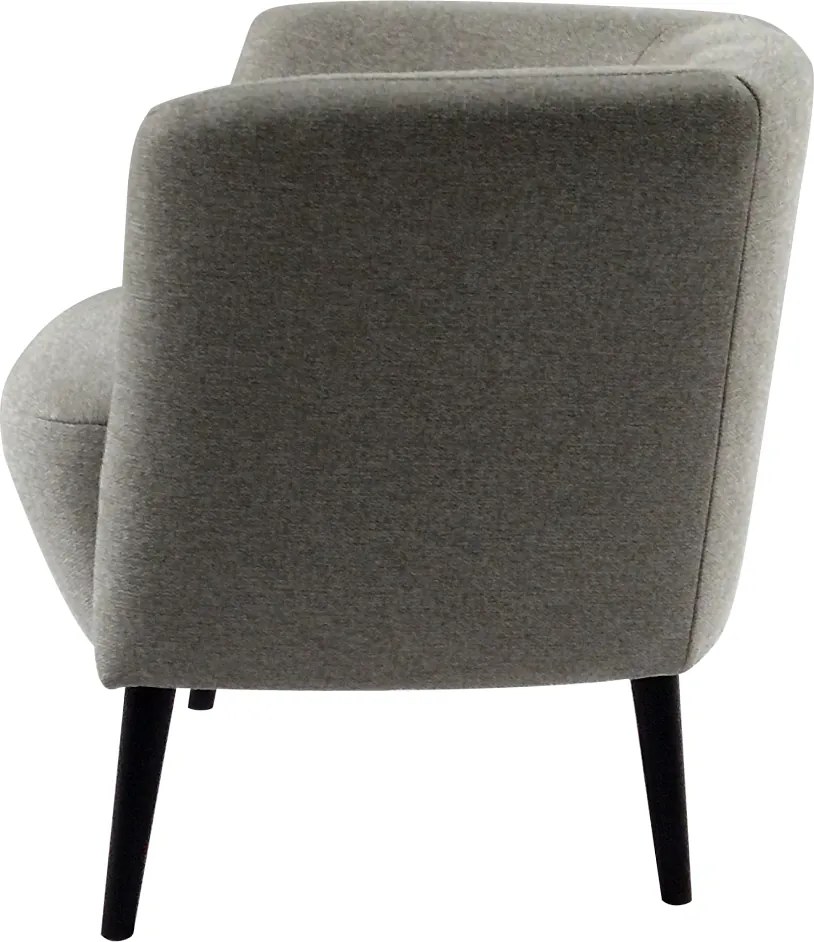 Fotel, világosszürke/fekete, ALIEN