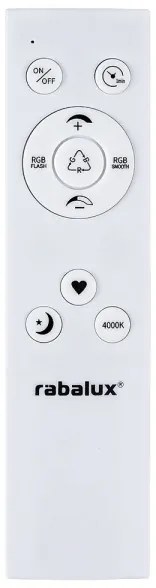 Rabalux 2291 - RGB LED dimmelhető mennyezeti lámpatest RASMUS LED/22W/230V + távirányító
