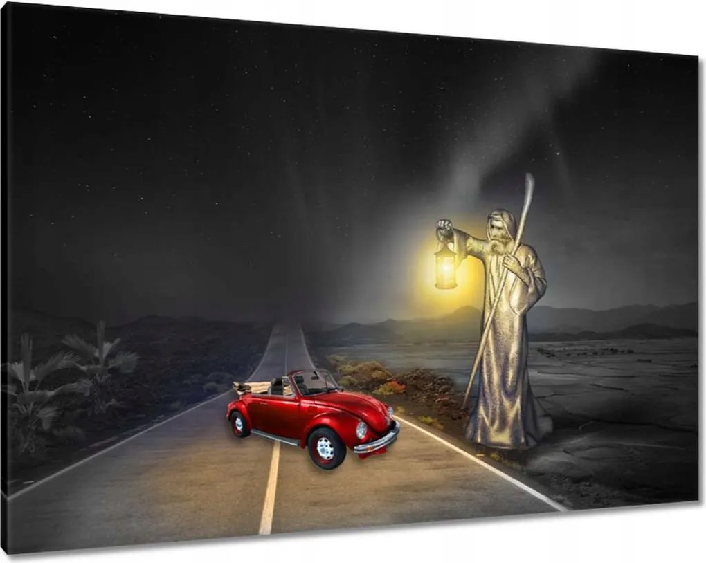 Vászonkép 100x70 A Vw sofőrök védőszentje