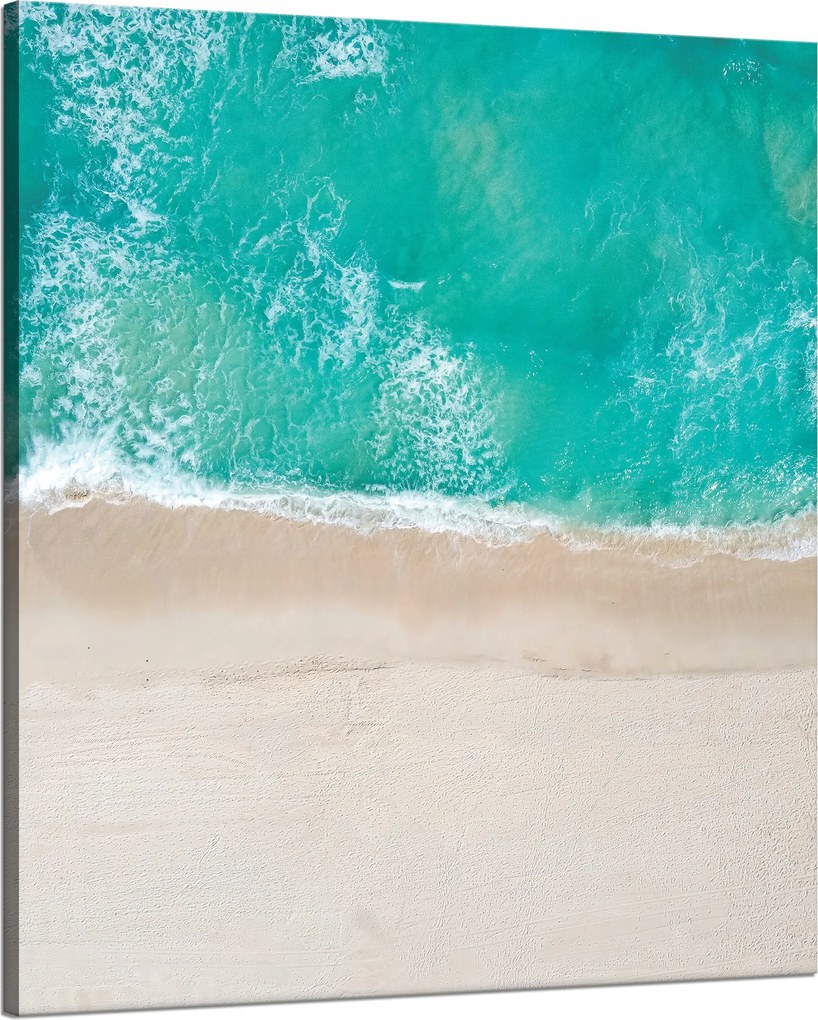 Vászonkép Víz Tengerpart Hullámok Nap 80x100 cm Ideális ajándék