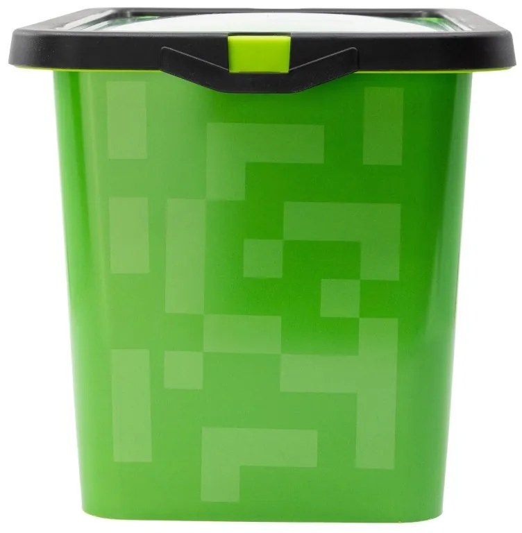 Minecraft műanyag tároló doboz 7 L