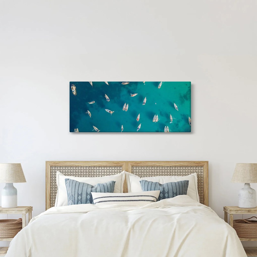Kép - Vitorlások (120x50 cm)