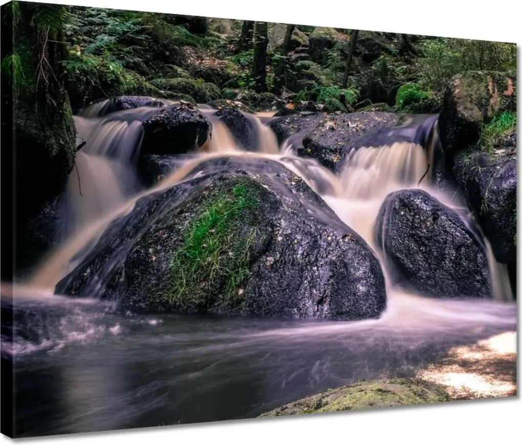 Vászonkép 40x30 Folyó víz a patakban