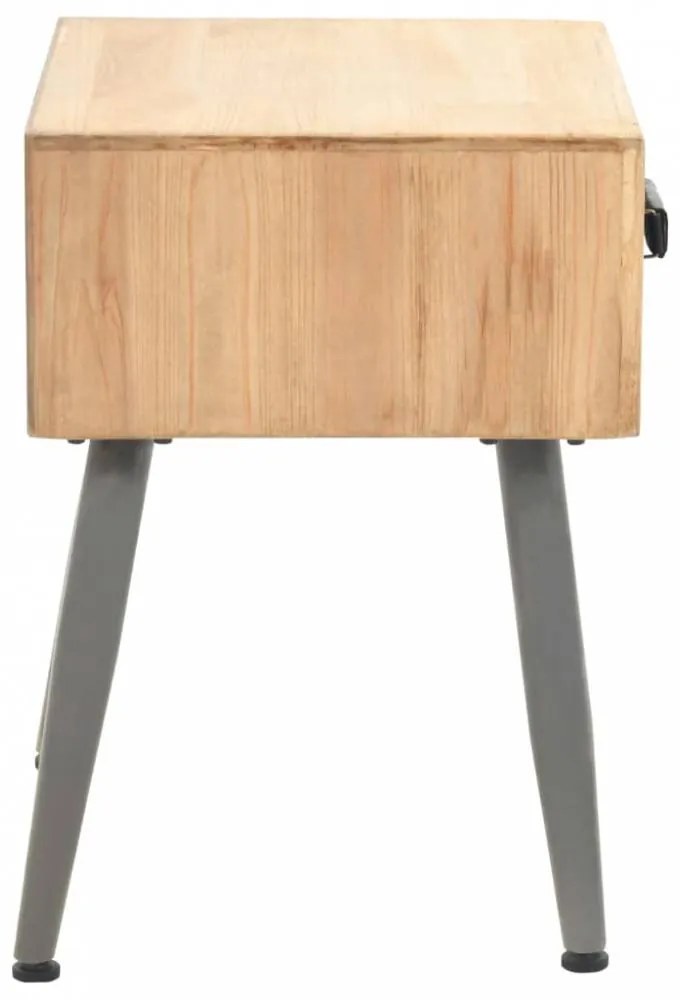 Tömör fenyő éjjeliszekrény 43 x 38 x 50 cm