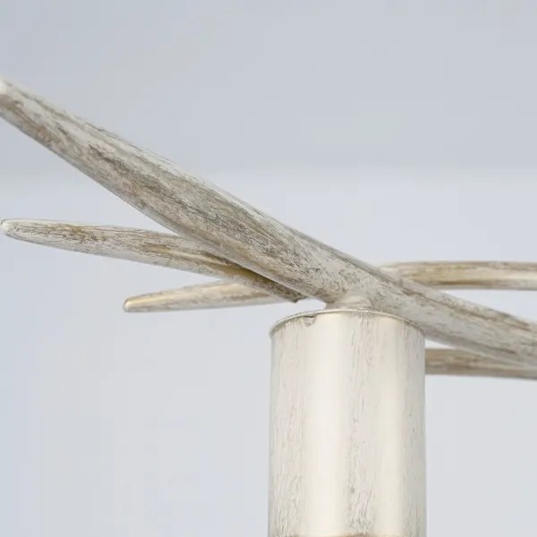 Mennyezeti lámpa GARNISH 4xE27/15W/230V fehér/patinás