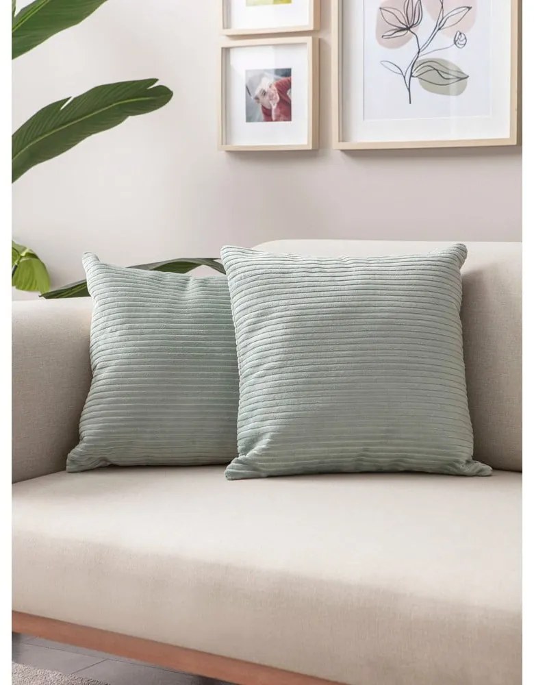 Kordbársony párnahuzat szett 2 db-os 43x43 cm – Mioli Decor