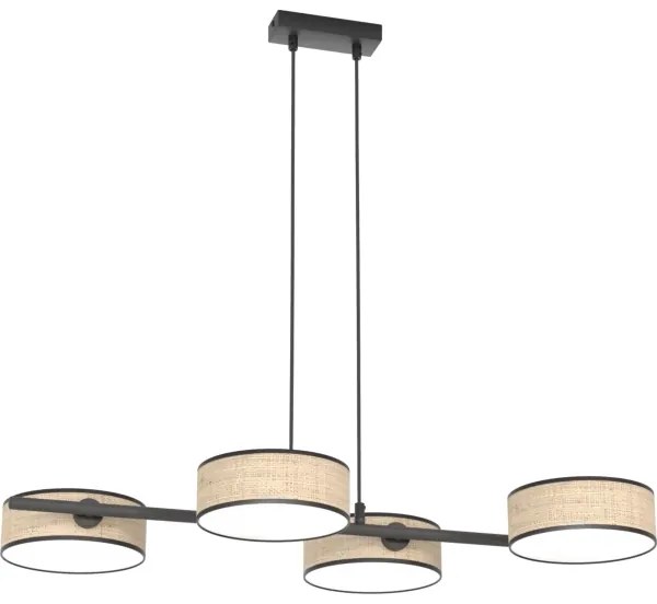 DRUMZ kábeles csillár 4xE14/10W/230V bézs