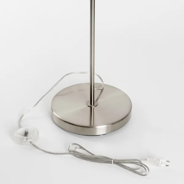 Brilagi - LED állólámpa CERIA 1xE27/40W/230V Ø 30 cm szürke/matt króm