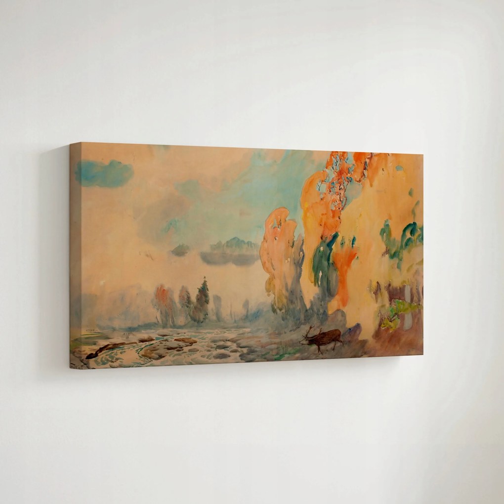 Vászonkép Ősz az okos Julian Falatban 1902. 70x50cm