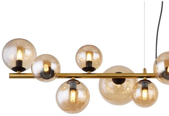 Globo 56135-13H - LED csillár kábeles felfüggesztéssel RIHA 13xG9/3,5W/230V sárgaréz