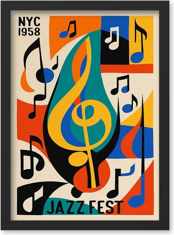 SC11205 keretezett MDF falikép, 35 x 45 cm
