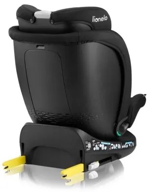 Lionelo - Forgatható bázissal rendelkező autósülés NAVY i-Size 40-150 cm fekete