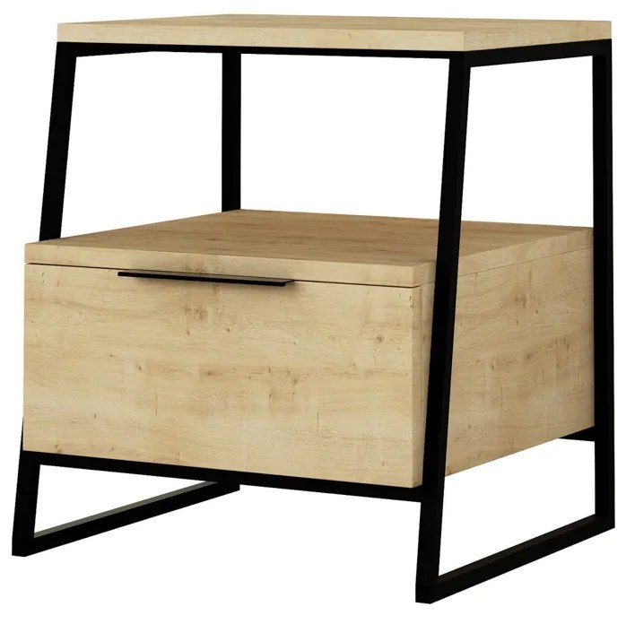 Éjjeliszekrény Pal Oak 2