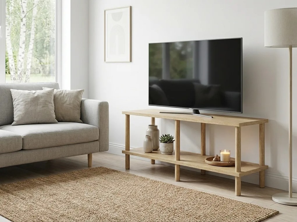 TV állvány SOLE 120 cm, sonoma tölgy
