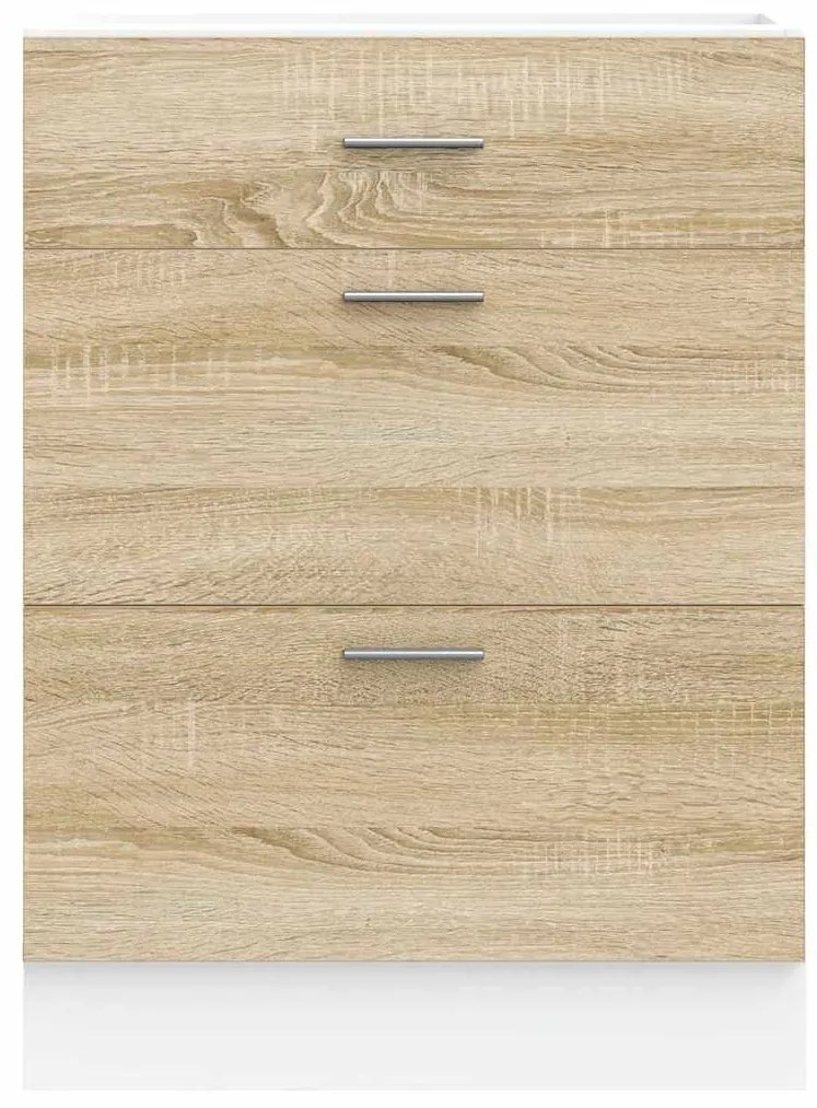vidaXL “Lyon” konyhai alapszekrény Sonoma Oak Engineered Wood