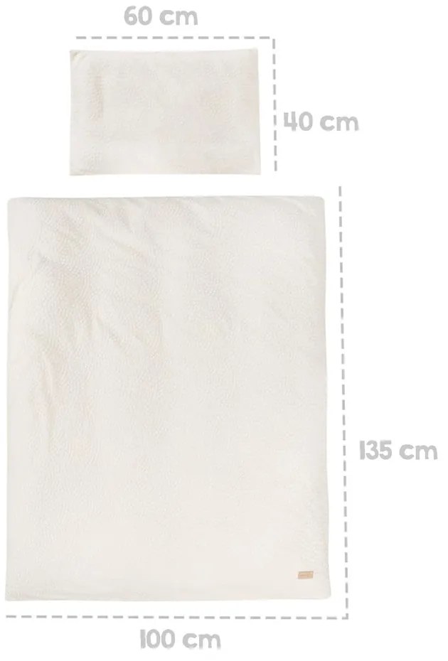 Gyerek ágyneműhuzat babaágyhoz 100x135 cm Seashells – Roba