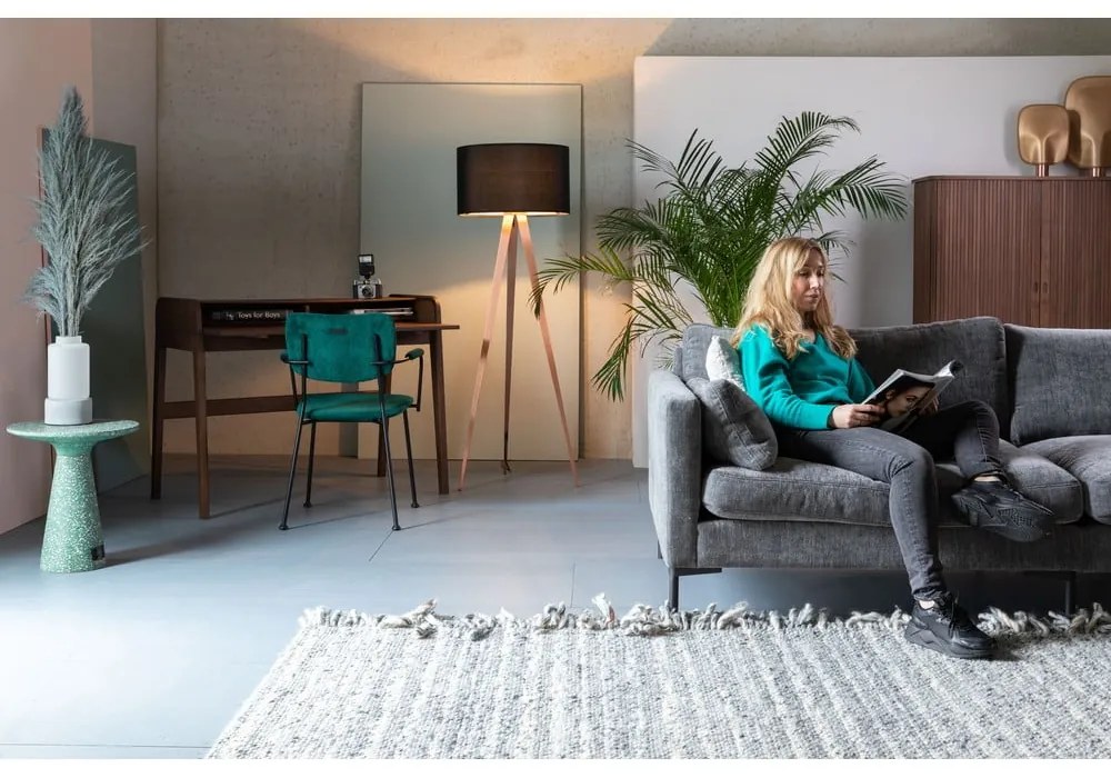 Barbier barna íróasztal kihúzható asztallappal - Zuiver