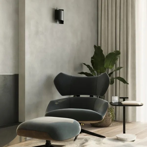 Fali lámpa IMPACT 1xG9/40W/230V fekete