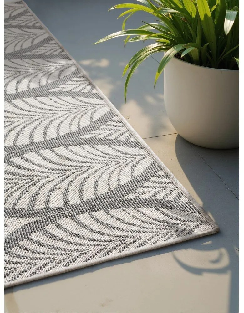 Szürke-elefántcsont színű kültéri-beltéri szőnyeg 160x230 cm Duet Liora – NORTHRUGS