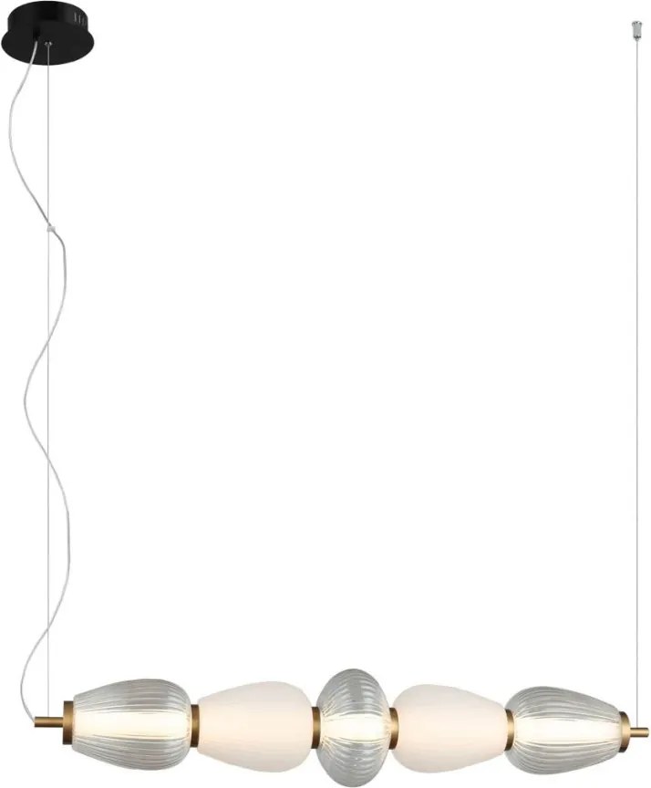 Italux Gastel PND-74937-5-BK Függőlámpa 1x22W/LED 3000K 1500lm IP20