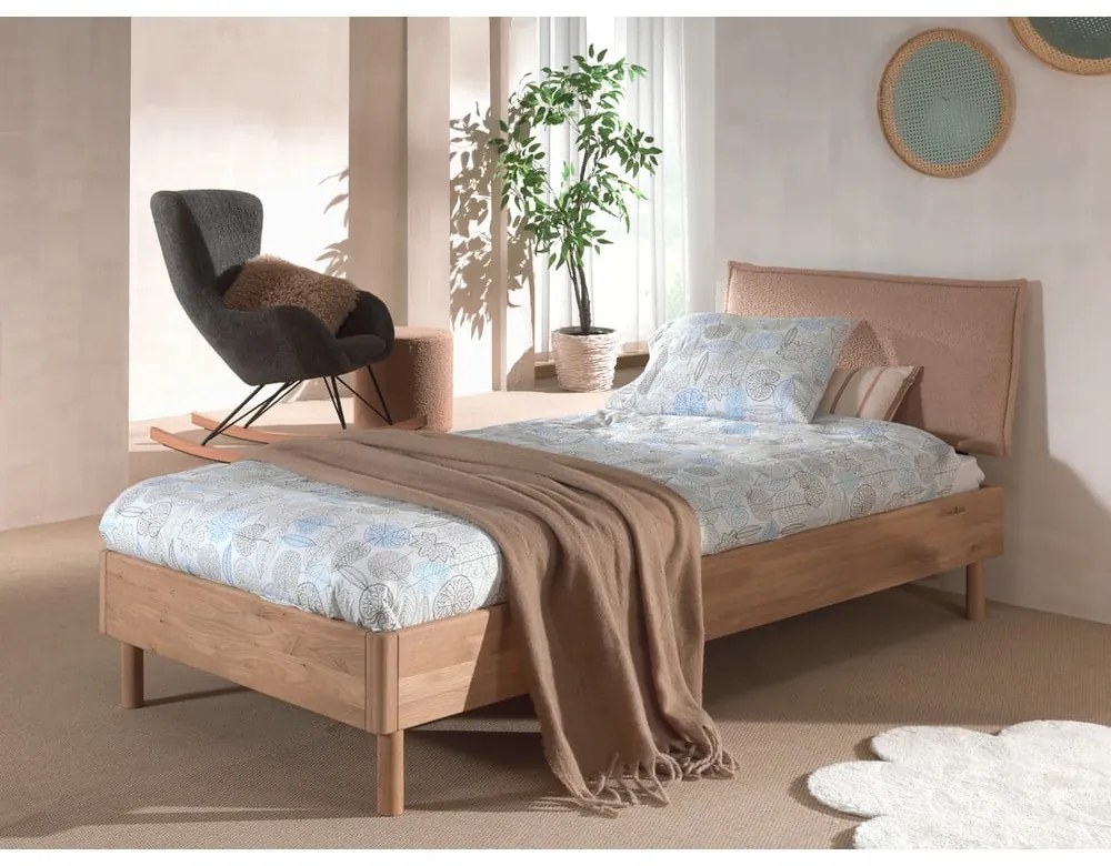 Natúr színű tölgyfa gyerekágy 90x200 cm Forrest – Vipack