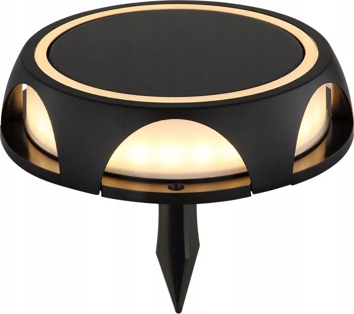 Led napelemes lámpa 1,2W kerti és homlokzati Solar Globo 36506