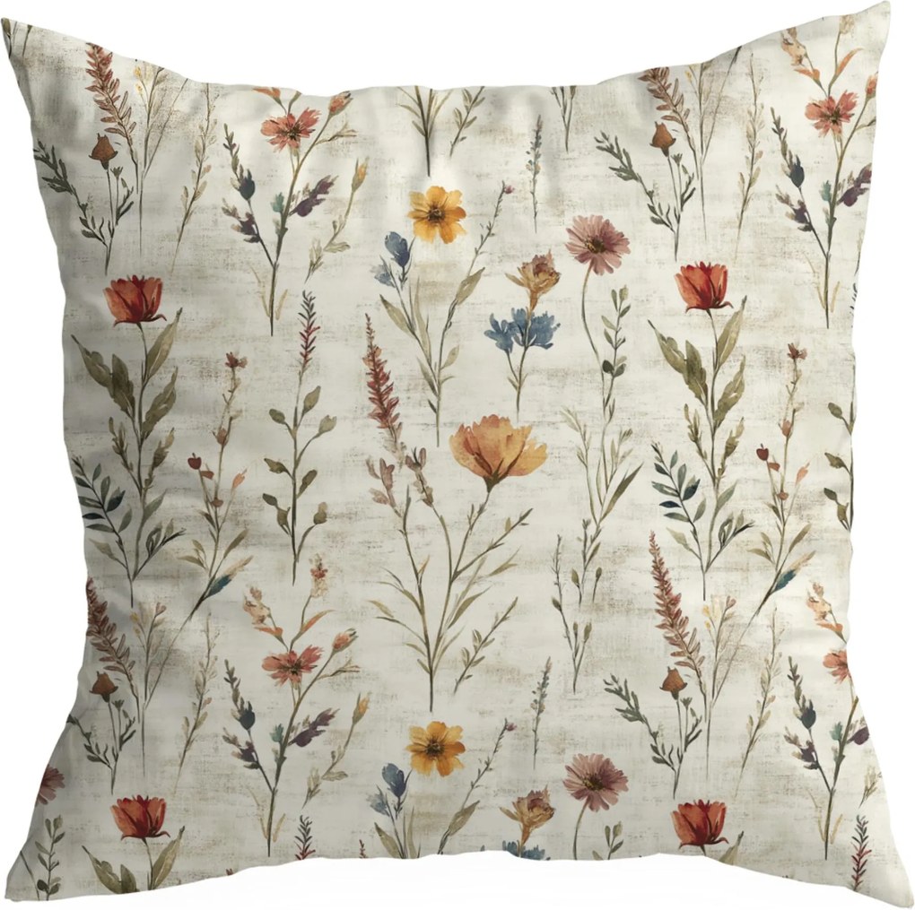 Tavaszi Díszpárnahuzat 50X50 CM Boglárka Tavaszi Virágok Színek Minta 393