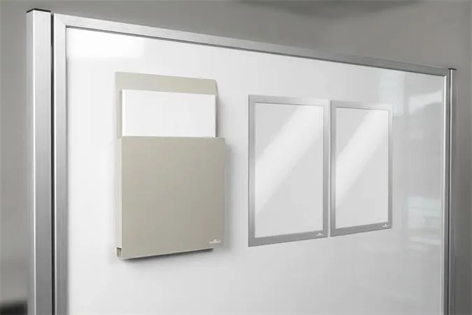 Dokumentumtartó, A4, mágneses, DURABLE Info Box, szürke (DB507310)