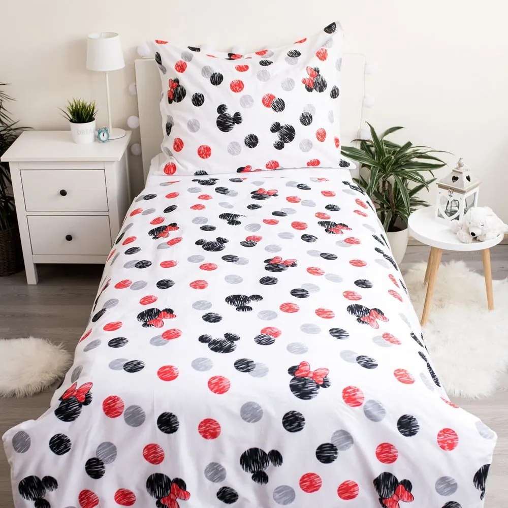 Egyszemélyes pamut gyerek ágyneműhuzat 140x200 cm Love – Jerry Fabrics