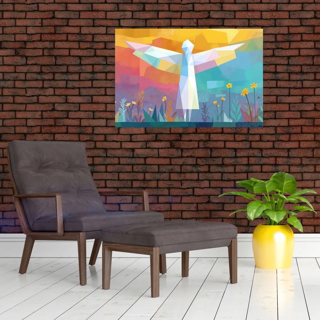 Kép - Virágok őrzője (90x60 cm)