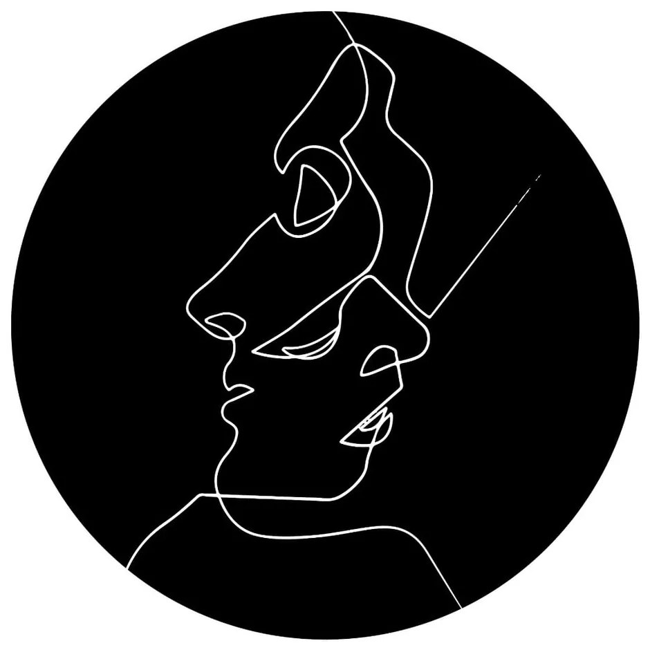 Faces szőnyeg, ⌀ 100 cm - Rizzoli