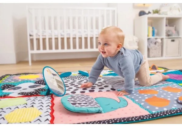 Infantino - Gyermek játékszőnyeg MAXI ZOO