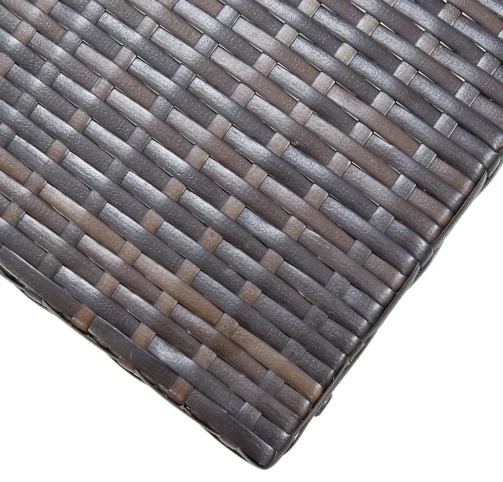 barna összecsukható polyrattan ülőke