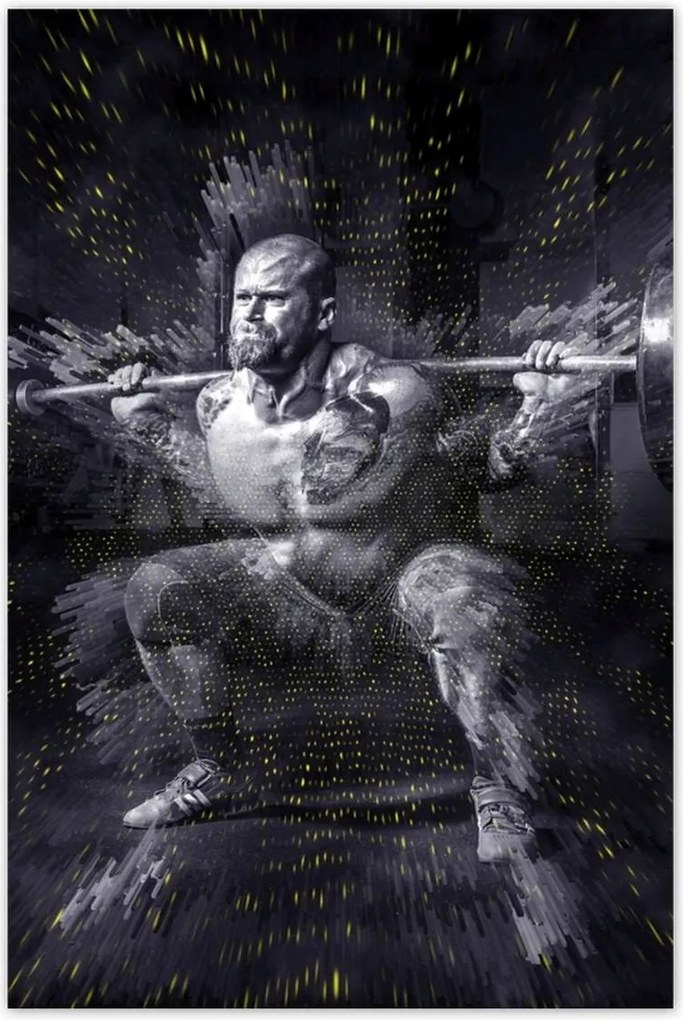 Poszterek 80x120 Strongman Edzőterem Erő